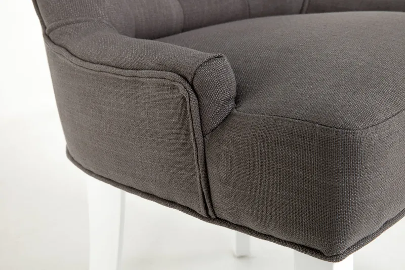 Viktoria Fåtölj - Grå/Vit - Möbler - Matplats - Matstol & köksstol