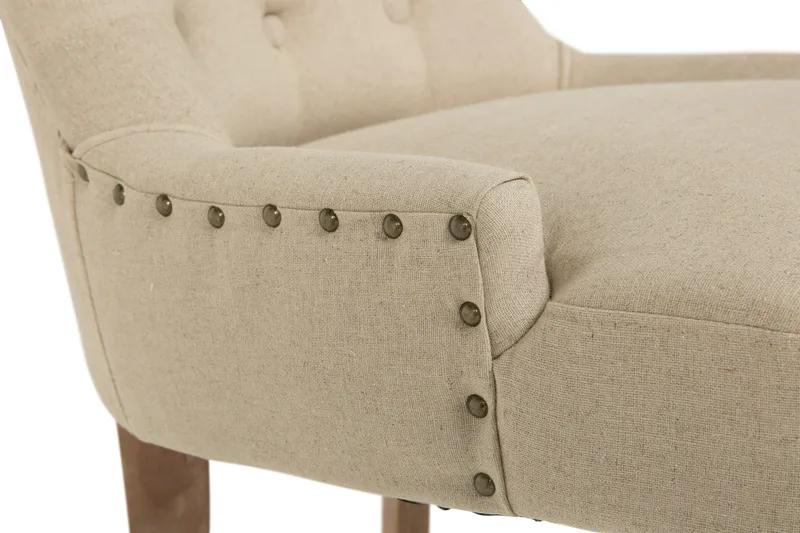 Viktoria Matstol med Nitar - Beige / Vintage - Möbler - Matplats - Matstol & köksstol