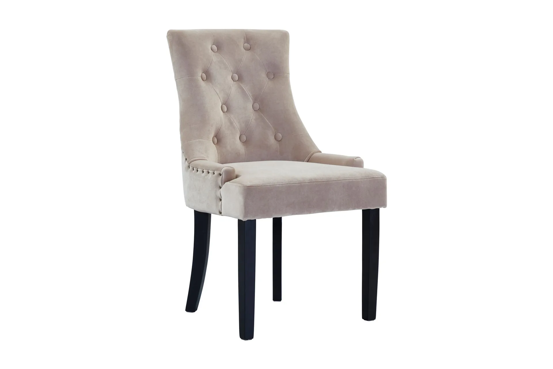 viktoria matstol sammet - sand / beige