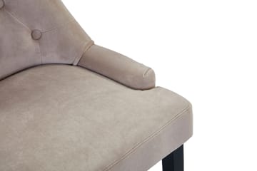 Viktoria Matstol Sammet - Sand/Beige - Möbler - Matplats - Matstol & köksstol