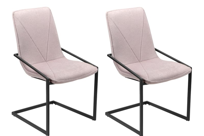 VILADE Matstol Silver/Svart - Möbler - Matplats - Matstol & köksstol