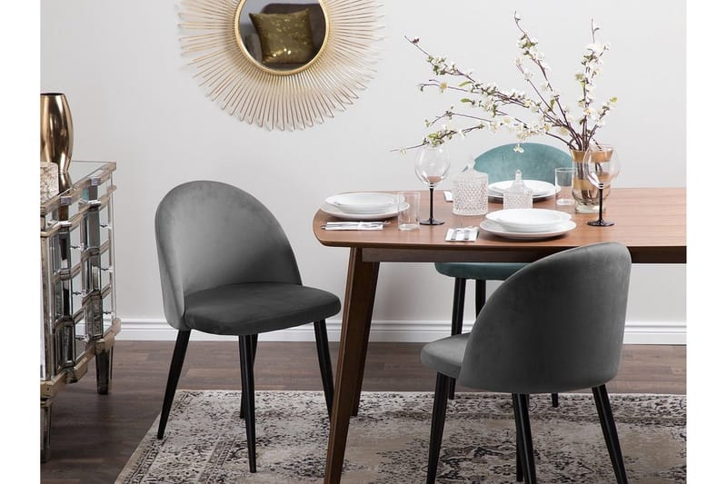 Visalia Stol Set Om 2 St - Grå - Möbler - Matplats - Matstol & köksstol