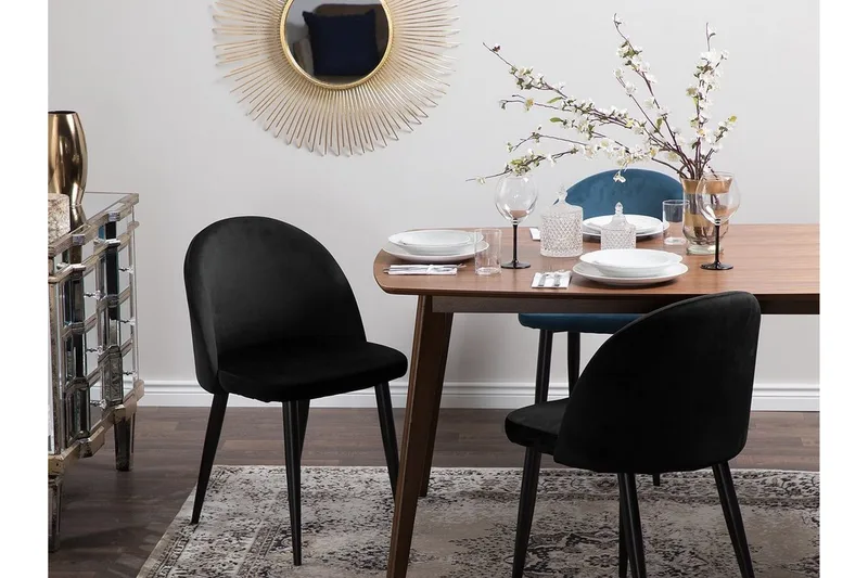 Visalia Stol Set Om 2 St - Svart - Möbler - Matplats - Matstol & köksstol