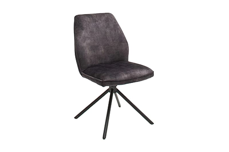 WILLMER Matstol 4 Ben Antracit/Svart - Möbler - Matplats - Matstol & köksstol