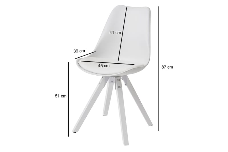 Willowdale Matstol - Vit - Möbler - Matplats - Matstol & köksstol