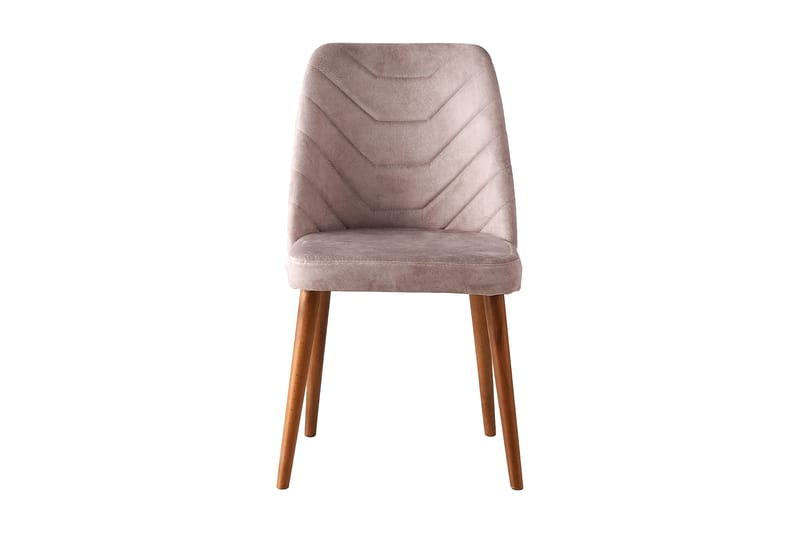XAPHIA Matstol Valnöt/Beige - Möbler - Matplats - Matstol & köksstol