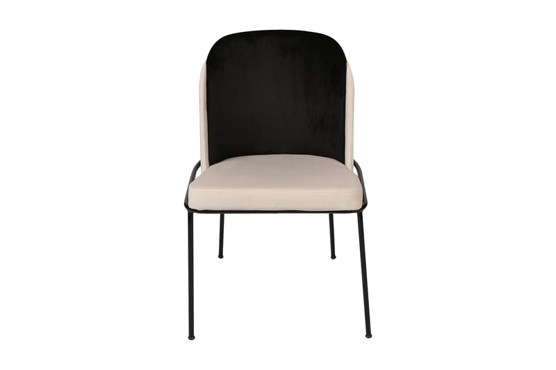 YAEL Matstol Svart/Beige 2-Pack - Möbler - Matplats - Matstol & köksstol