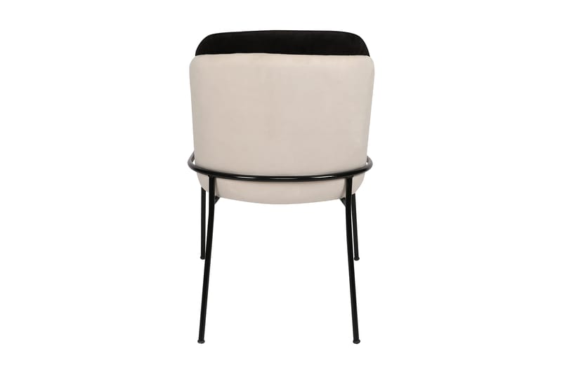 YAEL Matstol Svart/Beige 2-Pack - Möbler - Matplats - Matstol & köksstol