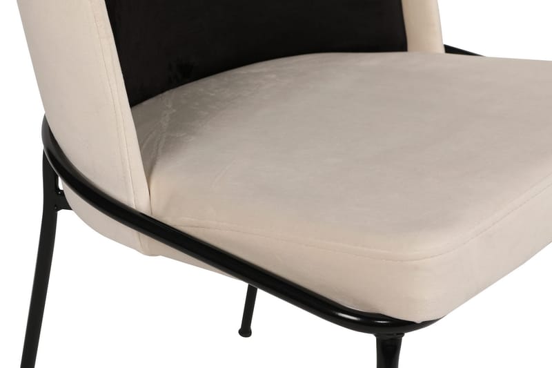 YAEL Matstol Svart/Beige 2-Pack - Möbler - Matplats - Matstol & köksstol