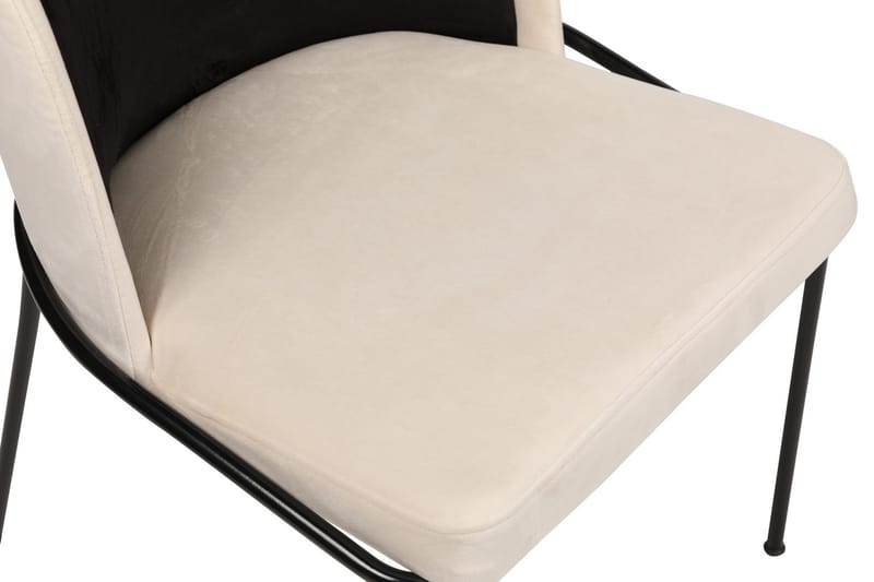 YAEL Matstol Svart/Beige 2-Pack - Möbler - Matplats - Matstol & köksstol
