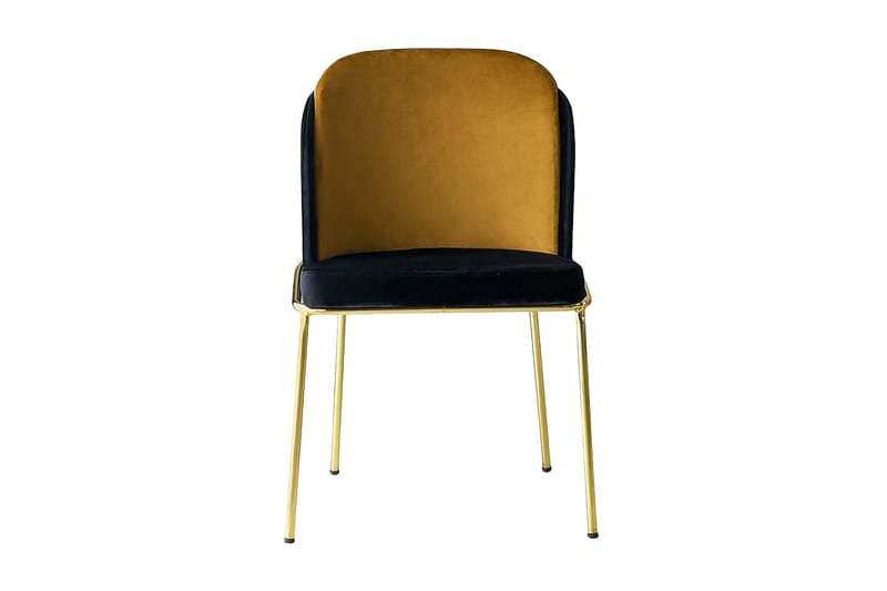 YAEL Matstol Svart/Guld 4-Pack - Möbler - Matplats - Matstol & köksstol