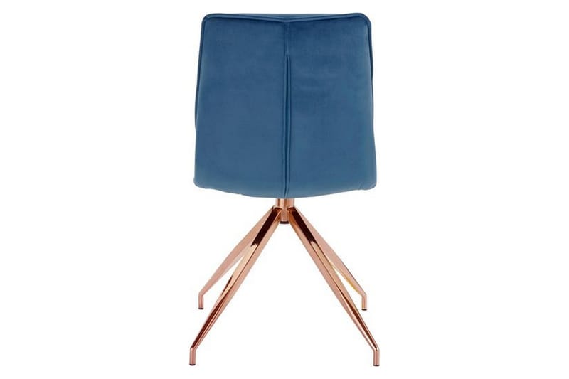 Zinon Matstol Sammet 2-pack - Blå - Möbler - Matplats - Matstol & köksstol