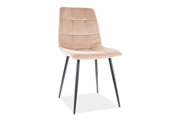 ZOFRIA Matstol Sammet/Beige/Svart