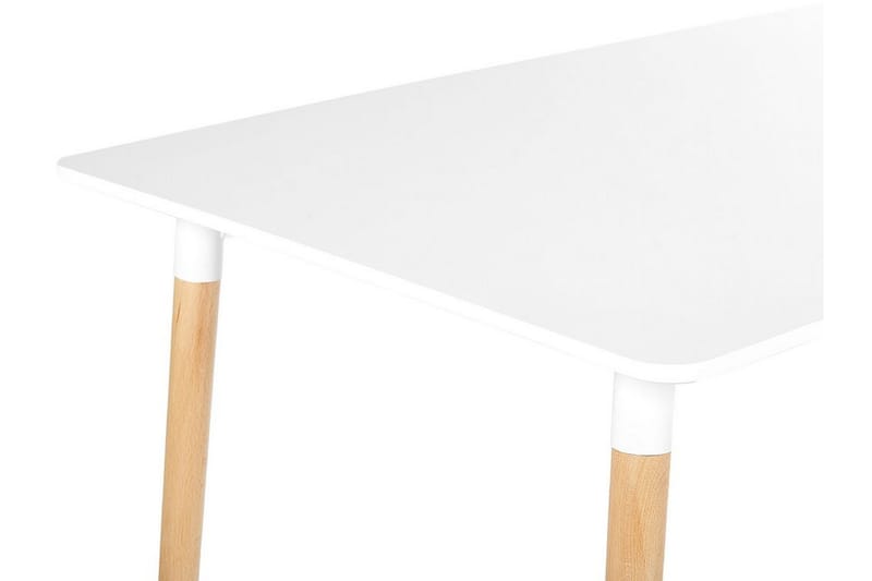 MEDVINA Matbord 80x120 cm Vit/Ljusbrun - Möbler - Matplats - Matbord & köksbord