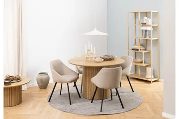 Mikuni Runt Matbord 120 cm i Ek - Natur - Möbler - Matplats - Matbord & köksbord