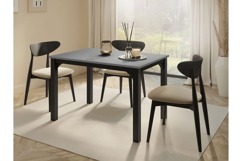 Millport Matbord 158 cm - Svart - Möbler - Matplats - Matbord & köksbord