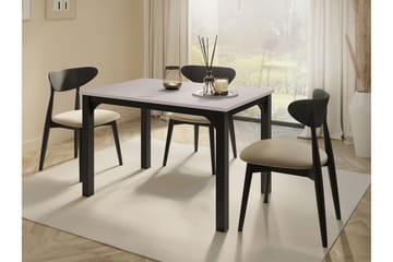 Millport Matbord 158 cm - Svart/Beige - Möbler - Matplats - Matbord & köksbord
