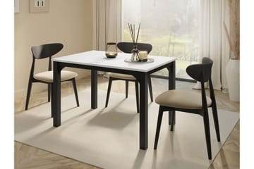 Millport Matbord 158 cm - Svart/Vit - Möbler - Matplats - Matbord & köksbord