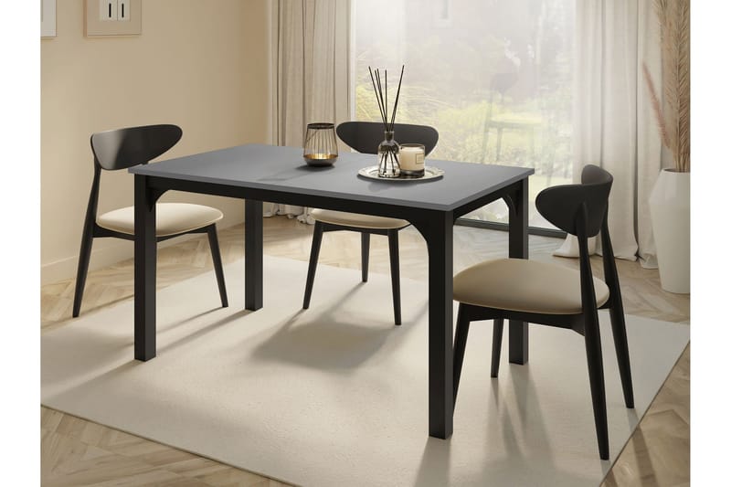 Millport Matbord 178 cm - Svart/Brun - Möbler - Matplats - Matbord & köksbord
