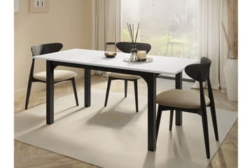 Millport Matbord 178 cm - Svart/Vit - Möbler - Matplats - Matbord & köksbord
