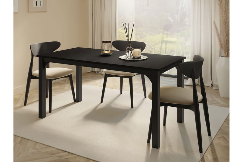 Millport Matbord 198 cm - Svart - Möbler - Matplats - Matbord & köksbord