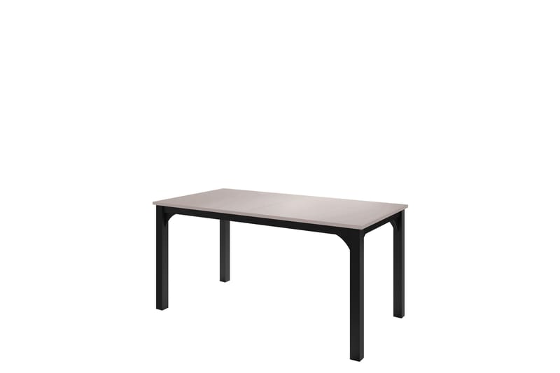 Millport Matbord 198 cm, Svart/Beige