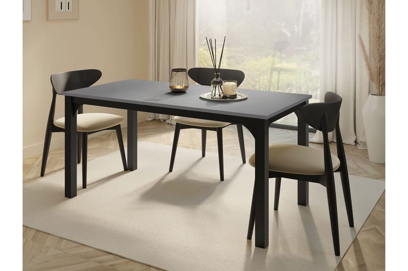 Millport Matbord 198 cm - Svart/Grå - Möbler - Matplats - Matbord & köksbord