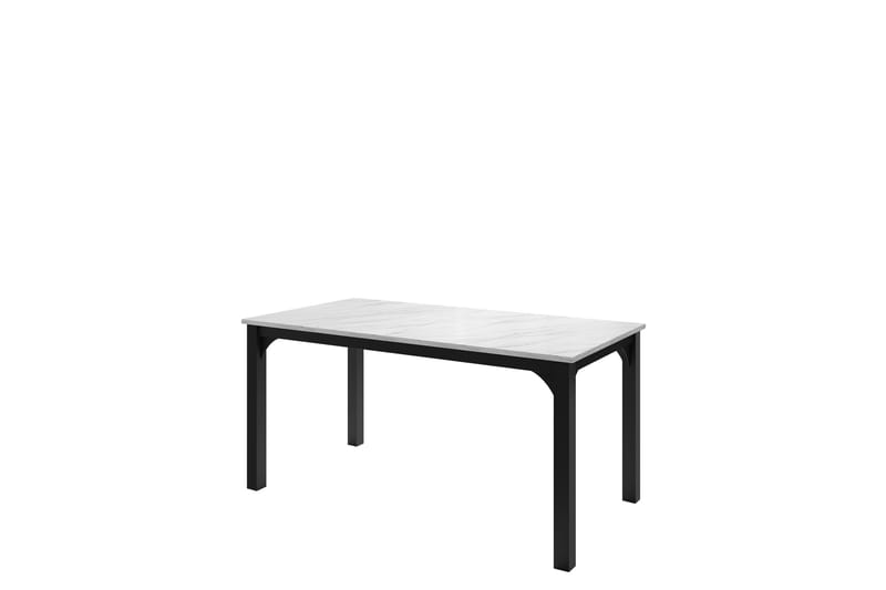 Millport Matbord 198 cm - Svart/Vit - Möbler - Matplats - Matbord & köksbord