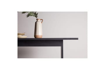 Milly Stort Rektangulärt Matbord 235 cm med Trä- och Valnötsutseende - Svart - Möbler - Matplats - Matbord & köksbord