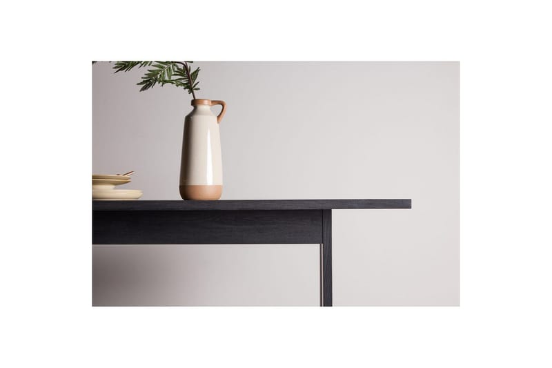 Milly Stort Rektangulärt Matbord 235 cm med Trä- och Valnötsutseende - Svart - Möbler - Matplats - Matbord & köksbord