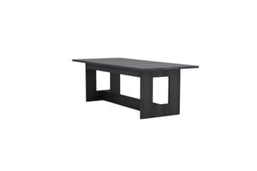 Milly Stort Rektangulärt Matbord 235 cm med Trä- och Valnötsutseende - Svart - Möbler - Matplats - Matbord & köksbord