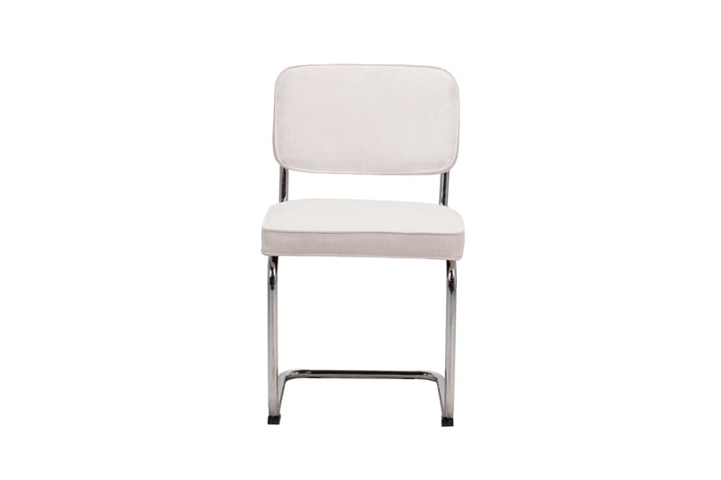 Milva Matstol i Manchester Retro - Beige/Krom - Möbler - Matplats - Matstol & köksstol
