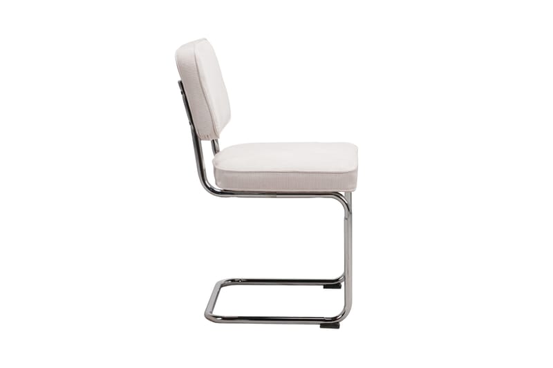 Milva Matstol i Manchester Retro - Beige/Krom - Möbler - Matplats - Matstol & köksstol