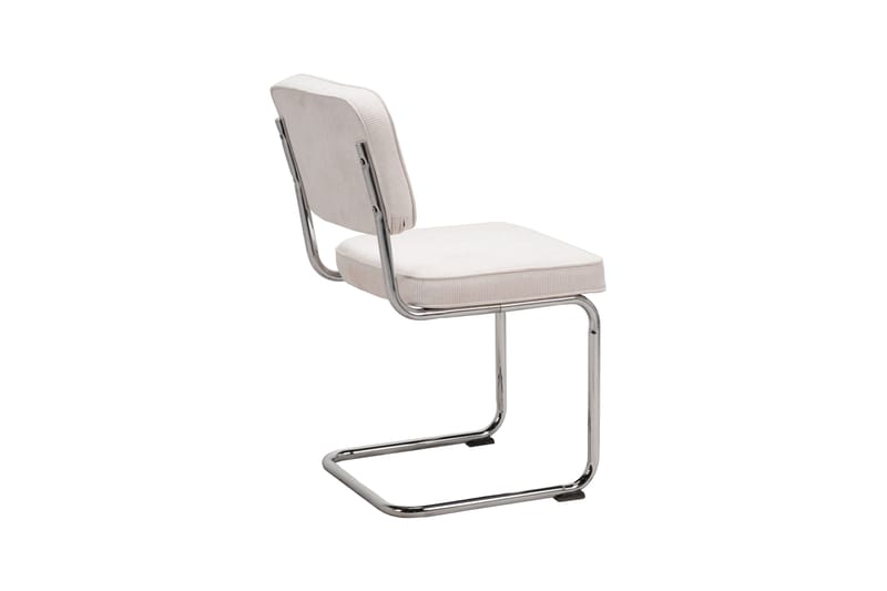 Milva Matstol i Manchester Retro - Beige/Krom - Möbler - Matplats - Matstol & köksstol