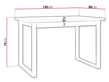 Mirlen Matbord 140 cm Rektangulär - Svart/Brun - Möbler - Matplats - Matbord & köksbord
