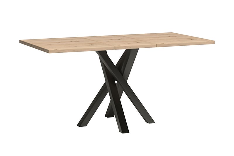 HADLEIGH Möbeset för Matplats Vit LED Trä/Svart - Möbler - Matplats - Möbelset för kök & matplats