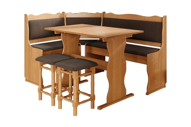 Mini Köksskåp - Beige/Brun - Möbelset för kök & matplats
