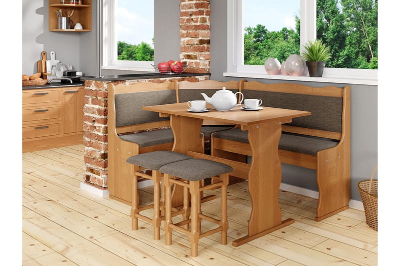 Mini Möblemang Beige/Brun - Beige/Brun - Möbler - Matplats - Matgrupp & matbord med stolar