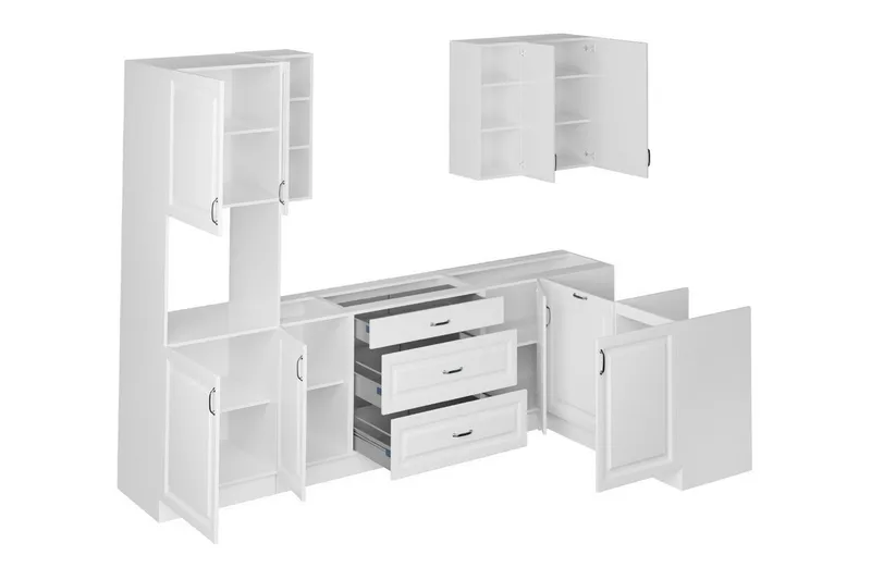 Templemore Möbelset För Kök & Matplats Black/Wood - Möbler - Matplats - Möbelset för kök & matplats