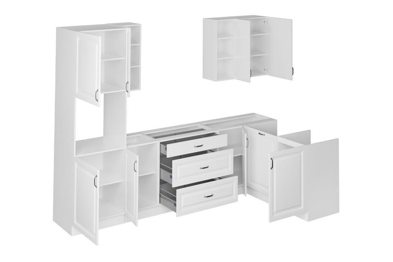 Templemore Möbelset För Kök & Matplats Black/Wood - Möbler - Matplats - Möbelset för kök & matplats