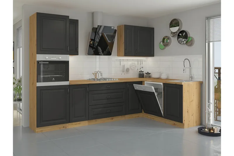 Templemore Möbelset För Kök & Matplats Brown/Wood - Möbler - Matplats - Möbelset för kök & matplats