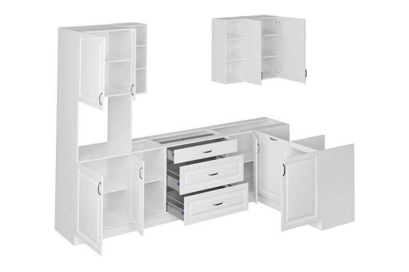 Templemore Möbelset För Kök & Matplats White/Wood - Möbler - Matplats - Möbelset för kök & matplats