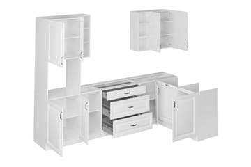 Templemore Möbelset För Kök & Matplats White/Wood - Möbler - Matplats - Möbelset för kök & matplats