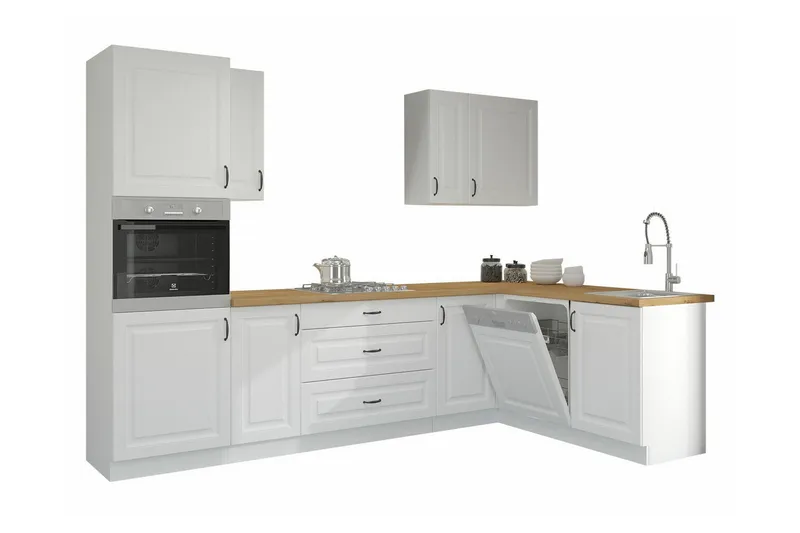 Templemore Möbelset För Kök & Matplats White/Wood - Möbler - Matplats - Möbelset för kök & matplats