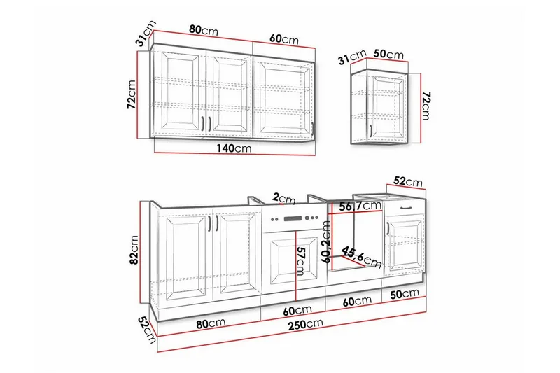 Templemore Möbelset För Kök & Matplats - Möbler - Matplats - Möbelset för kök & matplats