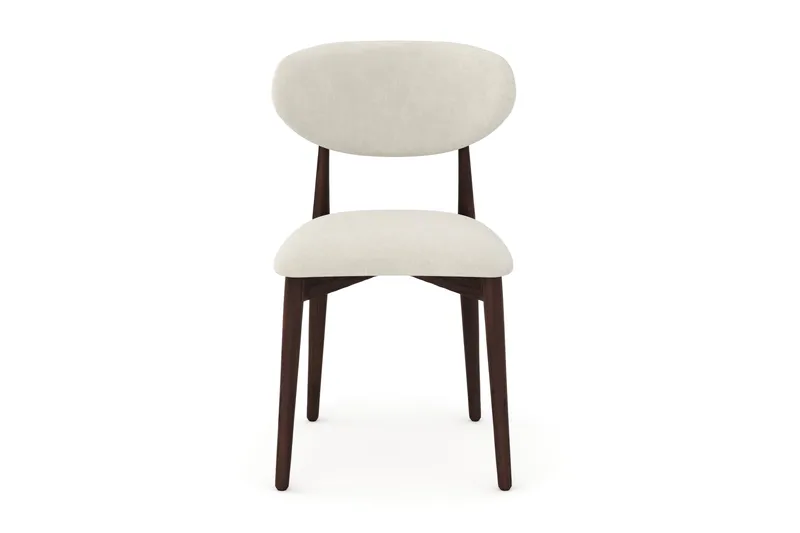 Molly Matstol i trä med tygsits - Rökt ek/Beige - Möbler - Matplats - Matstol & köksstol