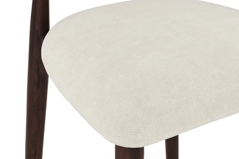 Molly Matstol i trä med tygsits - Rökt ek/Beige - Möbler - Matplats - Matstol & köksstol