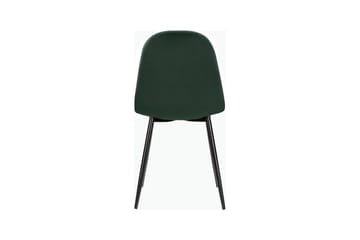 Monza Matstol i Sammet med Metallfinish - Grön - Möbler - Matplats - Matstol & köksstol