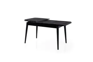 Morin Matbord 130 cm Rektangulär - Svart - Möbler - Matplats - Matbord & köksbord