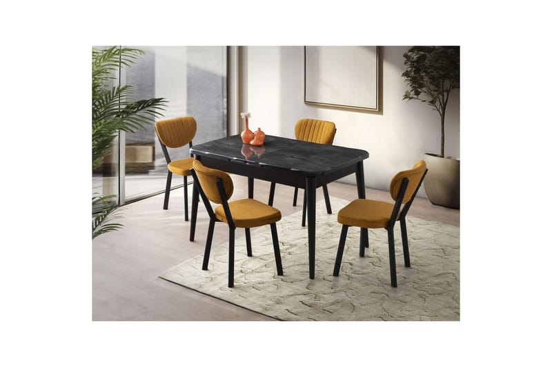 Morin Matbord 130 cm Rektangulär - Svart - Möbler - Matplats - Matbord & köksbord